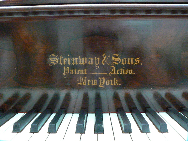 Steinway 7'2 5456 nameboard